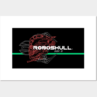 ROBOSKULL MKII CONCEPT Posters and Art